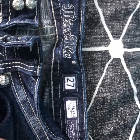 Size 27 Miss Me Bootcut pants - Picture 2 of 3
